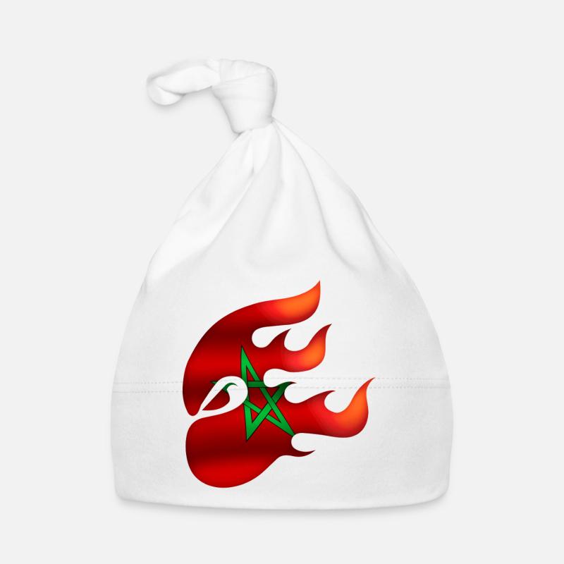 Drapeau du Maroc - Maroc - Ninja Bonnet bio Bébé