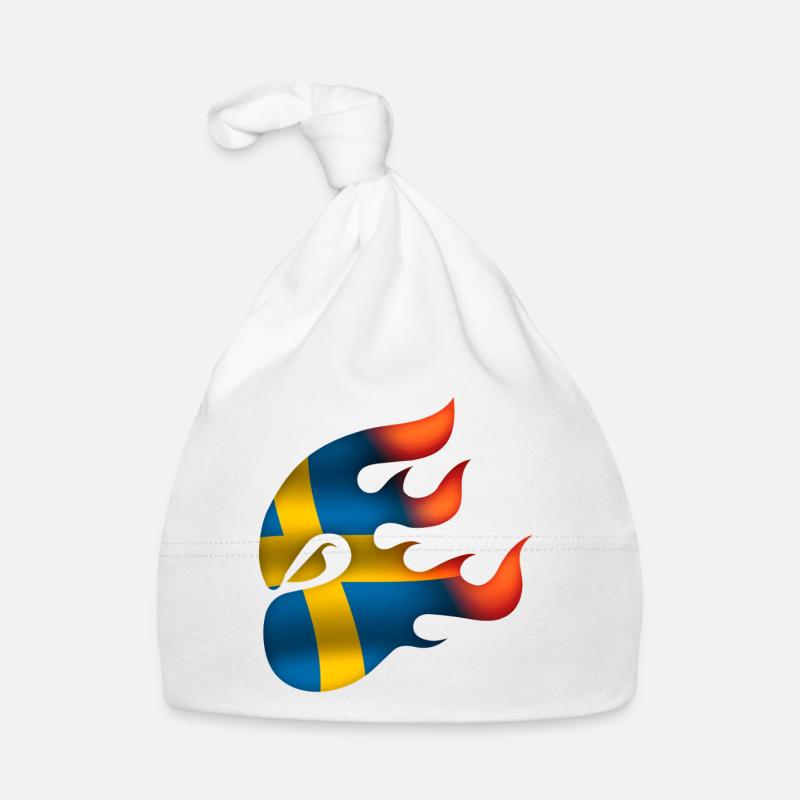 Drapeau de la Suède - Suède - Ninja Bonnet bio Bébé