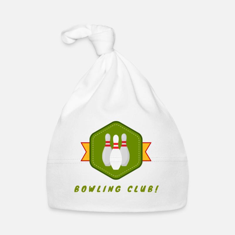 Conception rétro de l’insigne de quille melon Bonnet bio Bébé