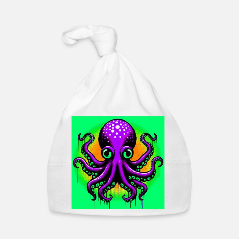 Octopus Organic Baby Cap