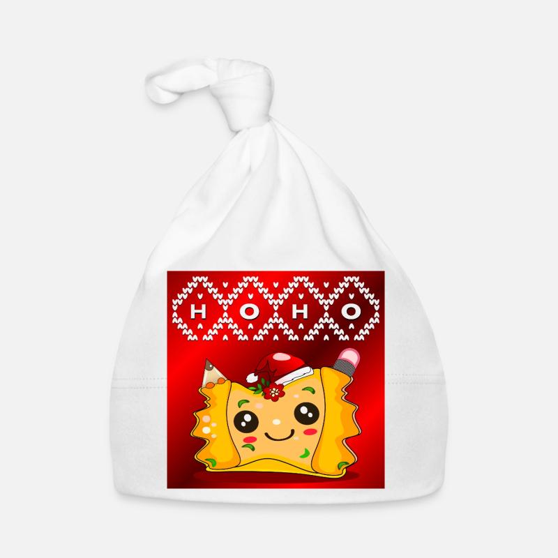 RAVIOLIS D’ENSEIGNANT D’ÉCOLE DE NOËL Bonnet bio Bébé