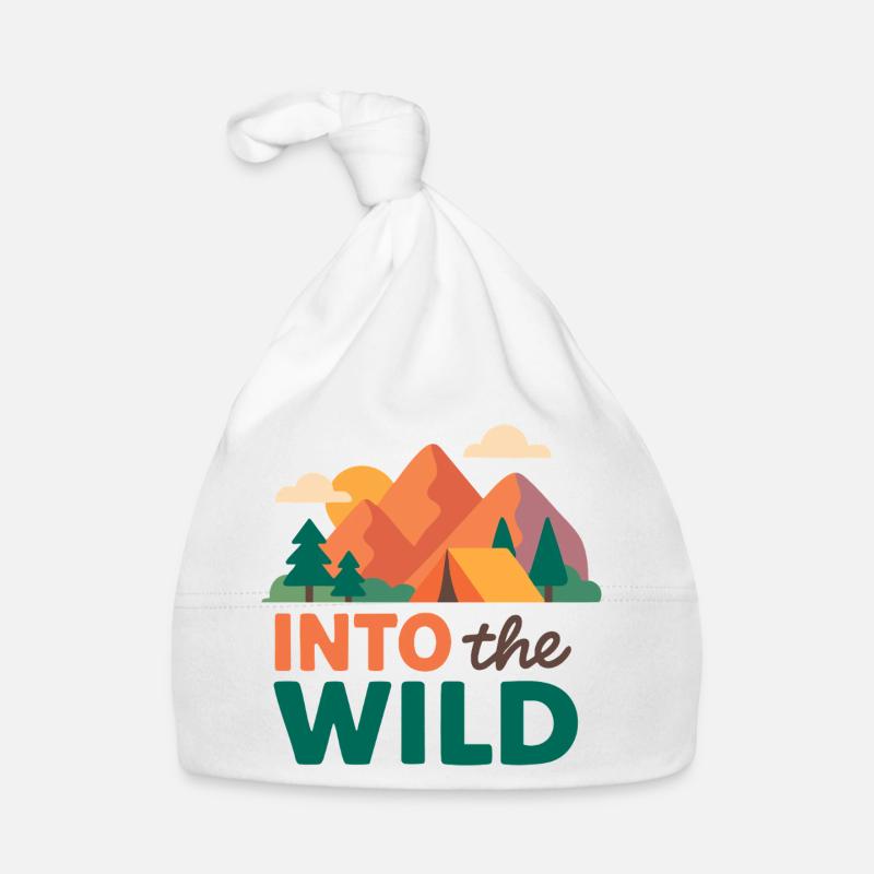 Mountains and forest wilderness Organic Baby Cap