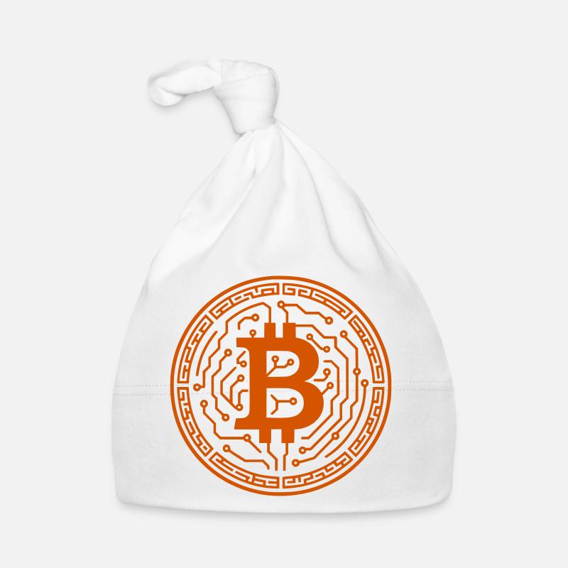 Bitcoin with circuits Organic Baby Cap