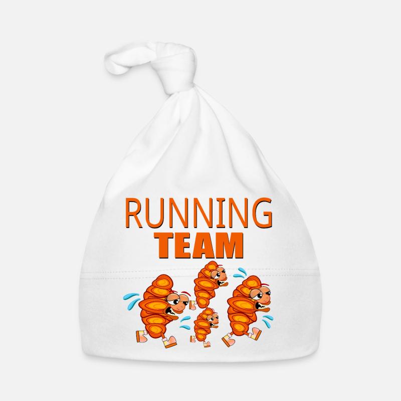 RUNNING TEAM CROISSANTS GROUP Organic Baby Cap