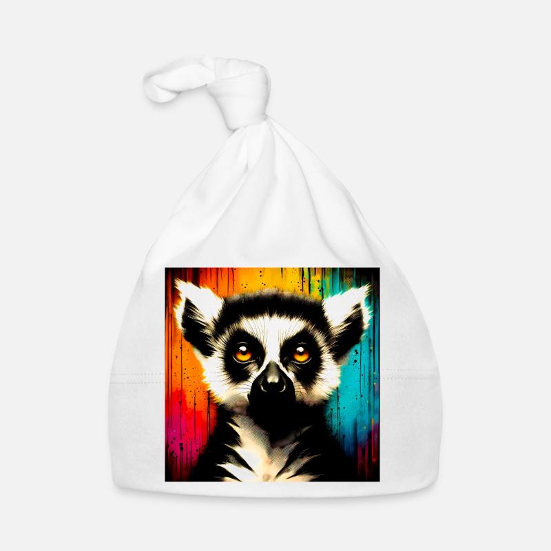 Lemur Baby Bio-Mütze