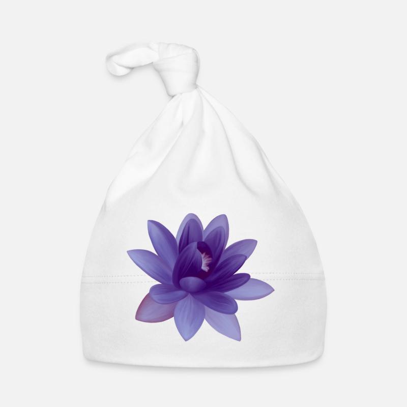 Illustration de fleur Bonnet bio Bébé