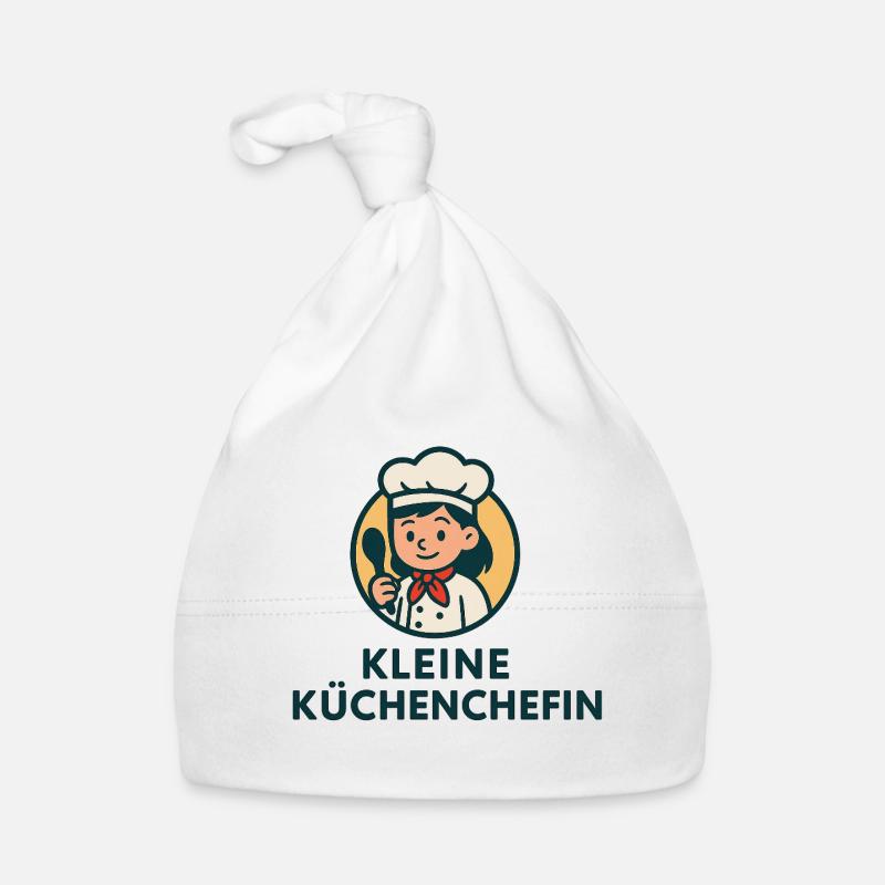 Conception de logo Little Chef - Bonnet bio Bébé - blanc