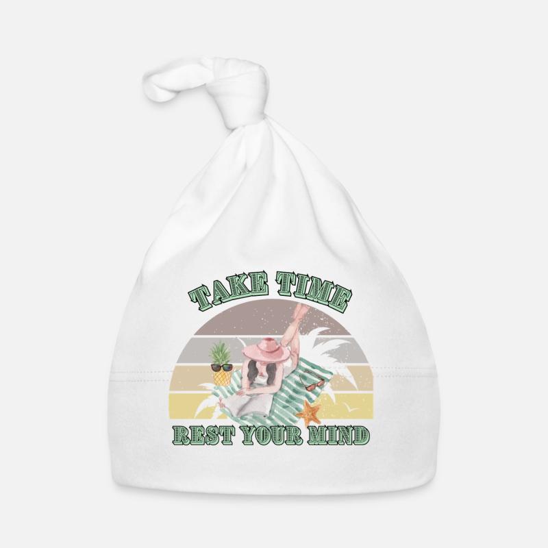 Erholsame Sommerpause Baby Bio-Mütze