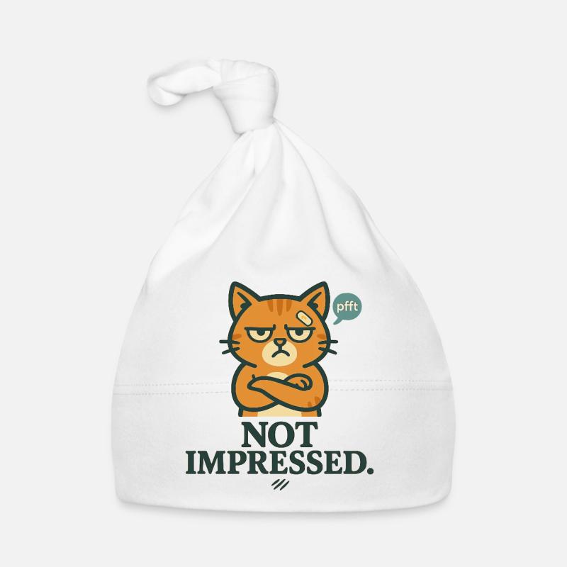 Not Impressed – Organic Baby Cap