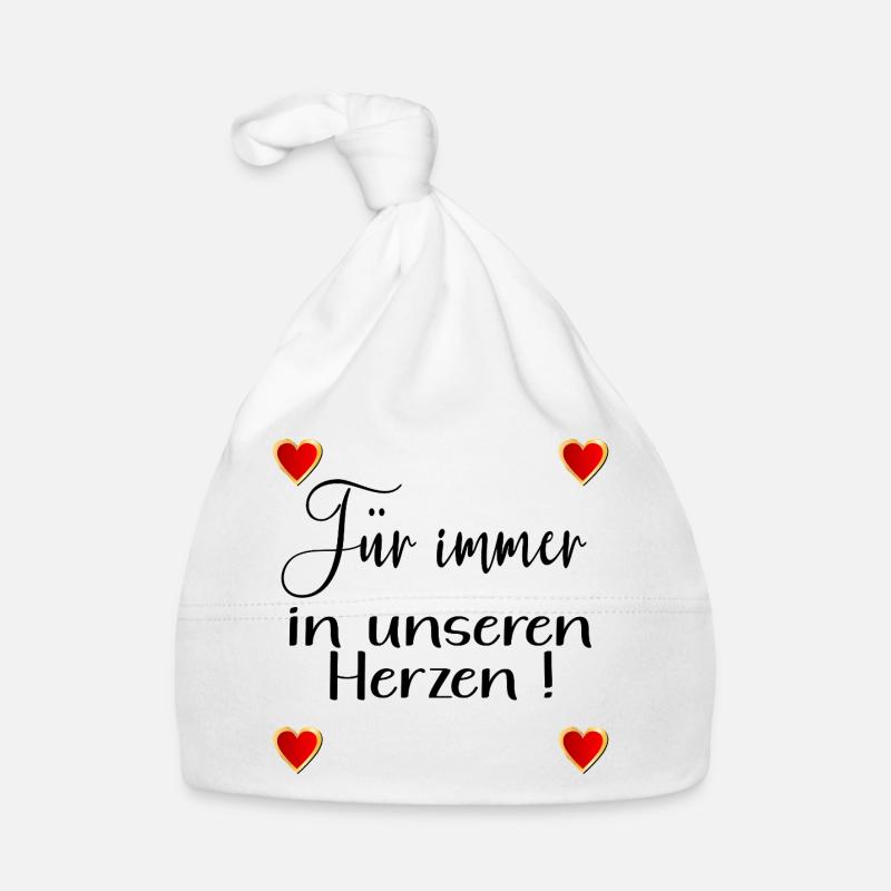 ABSCHIED TEAM HERZ Baby Bio-Mütze