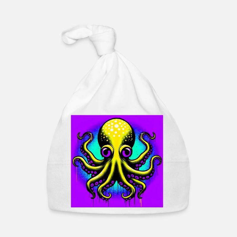 Krake Baby Bio-Mütze
