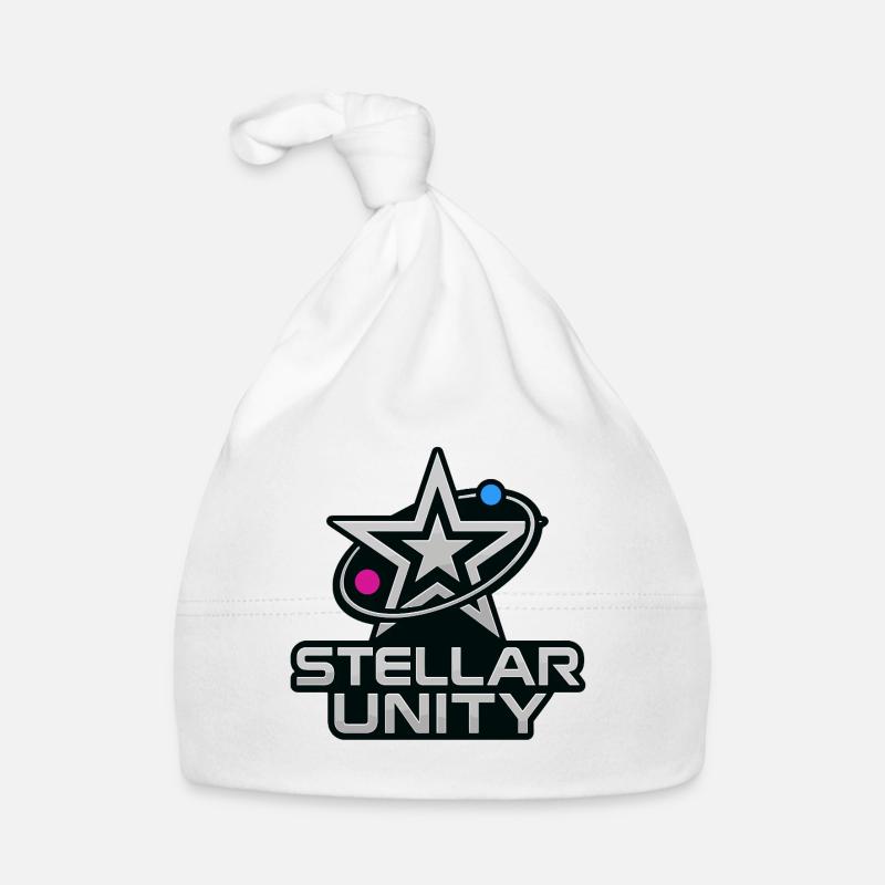 Stellar Unity – Chrome Star Organic Baby Cap