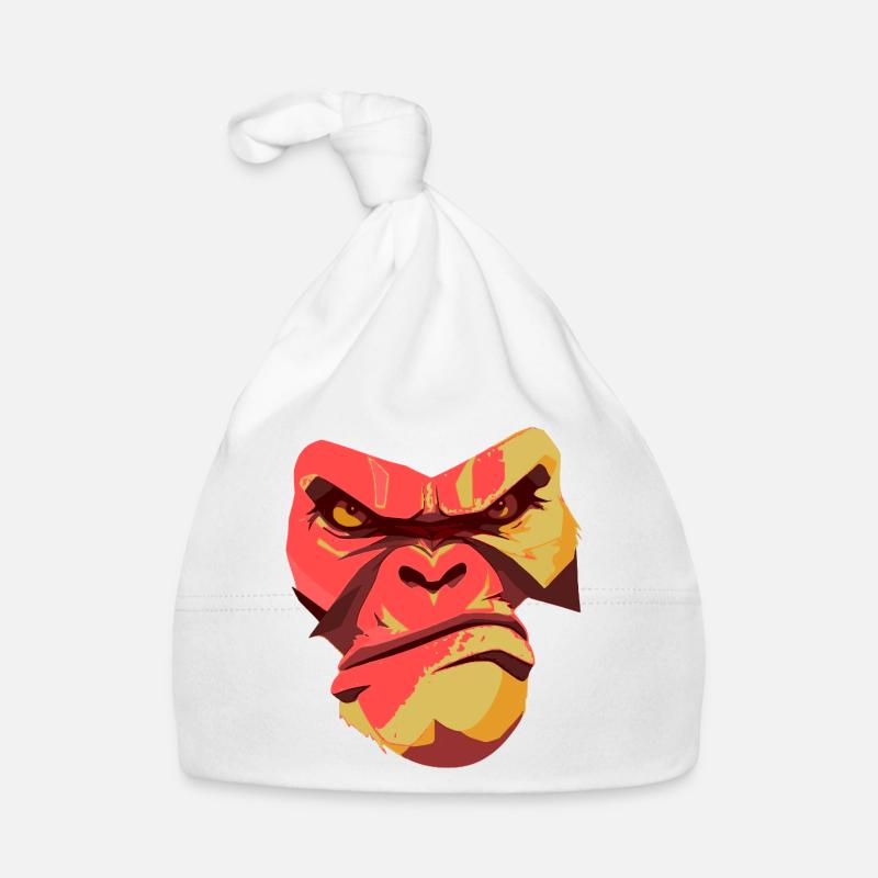 Gorilla Power Back Design Baby Bio-Mütze