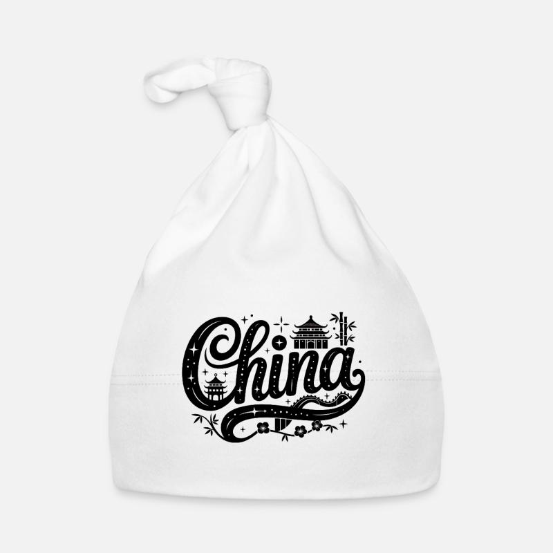 Chine - Conception de souvenirs Bonnet bio Bébé