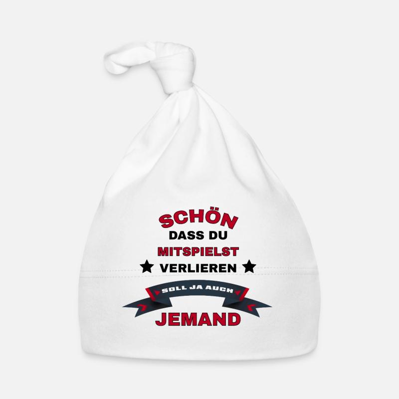 Funny Saying Design Organic Baby Cap