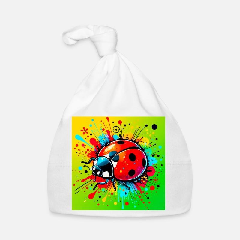 Marienkäfer Baby Bio-Mütze