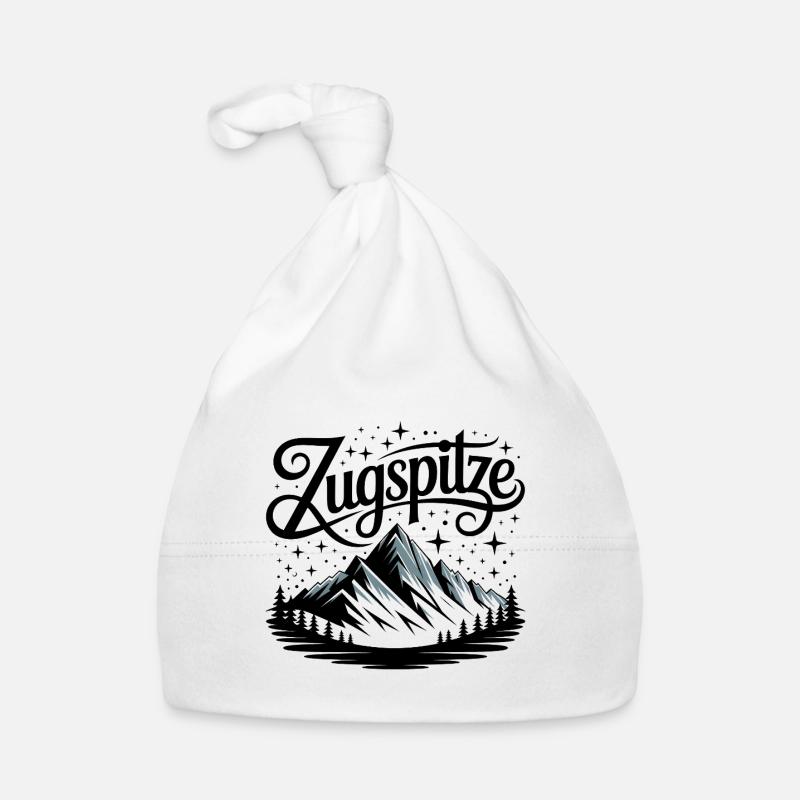 Zugspitze - Conception de souvenirs Bonnet bio Bébé
