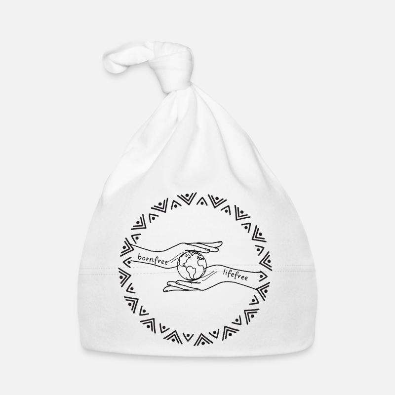 Espoir, liberté, ensemble Bonnet bio Bébé