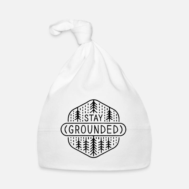Grounding stay grounded mindfulness practice Organic Baby Cap