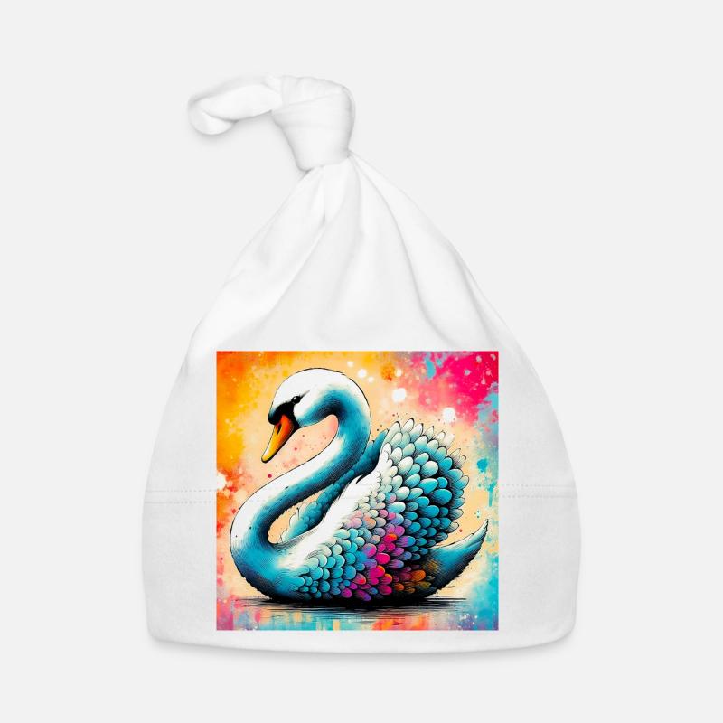 swan Organic Baby Cap