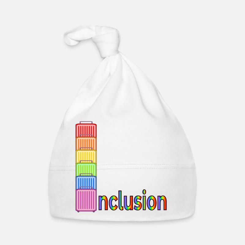INCLUSION PRIDE RAINBOW SUITCASE Organic Baby Cap