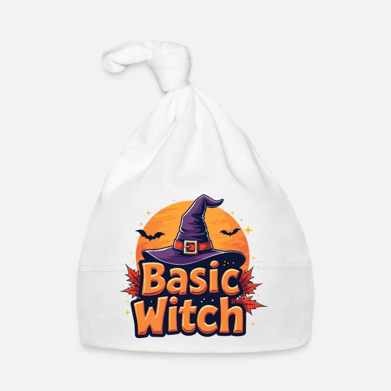 Basic Witch Halloween-Spruch Baby Bio-Mütze