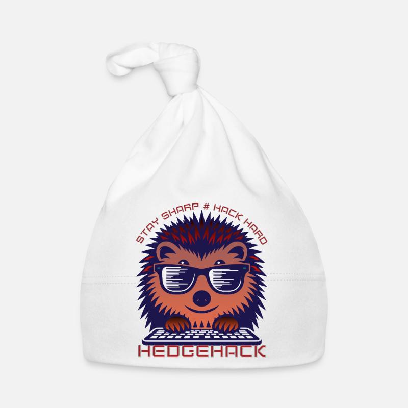 T-shirt Hérisson Coding Enthusiast Bonnet bio Bébé