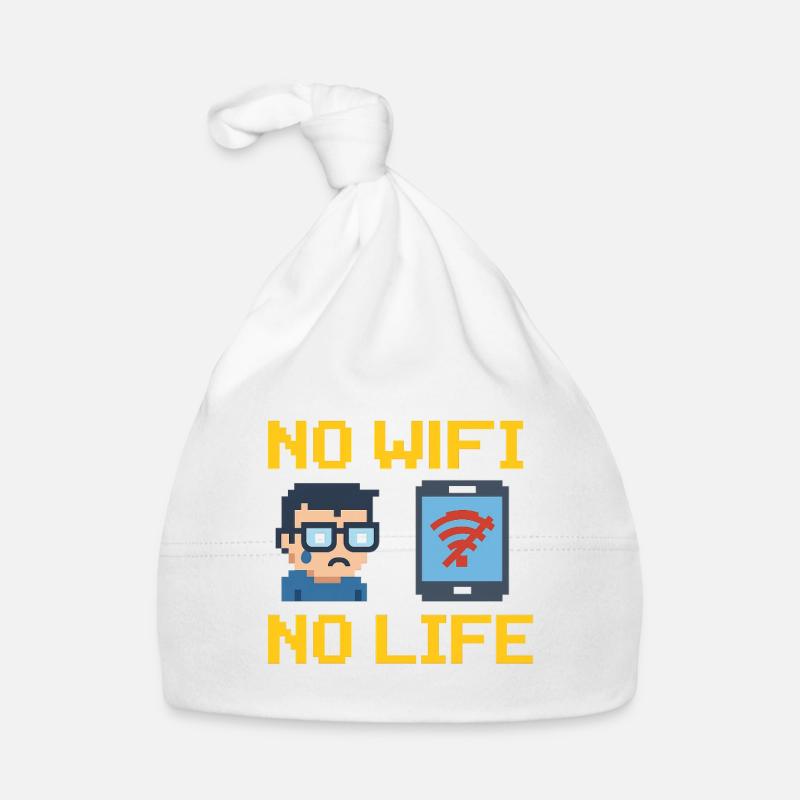 Pas de WiFi, pas de vie Bonnet bio Bébé