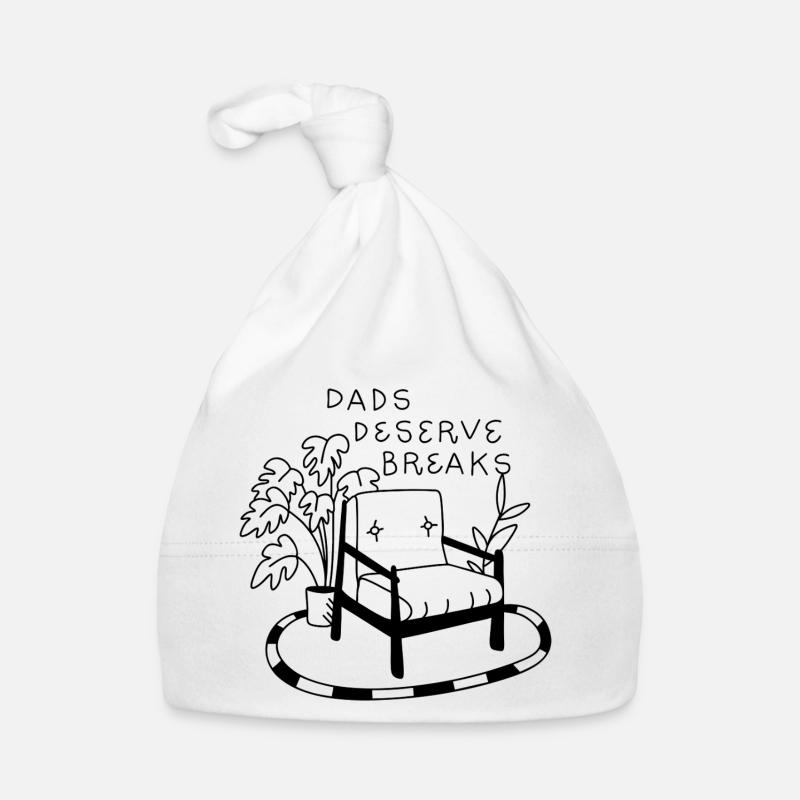 Dads Deserve Breaks – Relax-Sessel Baby Bio-Mütze