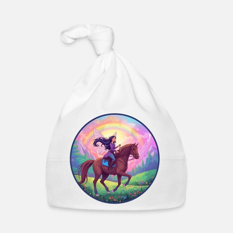 Fée imaginative sur cheval Bonnet bio Bébé