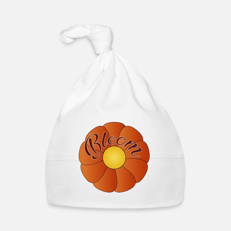 Bloom - einfaches Blumendesign Baby Bio-Mütze