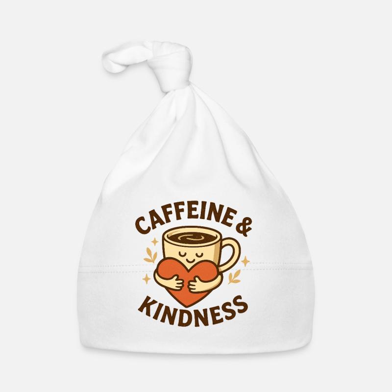Caffeina e gentilezza Cappellino ecologico per neonato