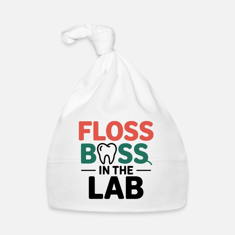 Dental Lab Technician Art  Organic Baby Cap