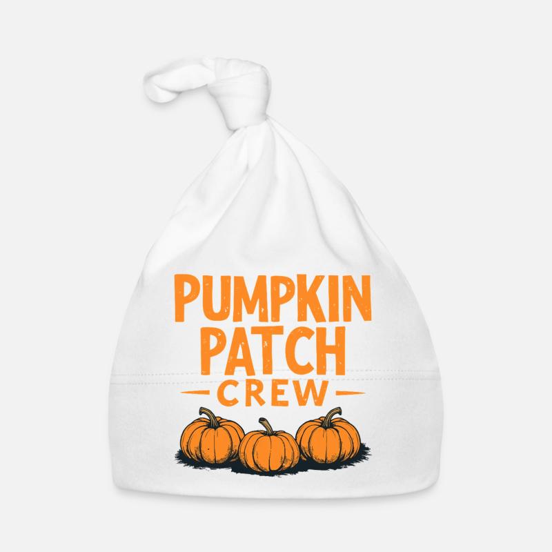 Pumpkin Patch Crew - Kürbis Spruch Baby Bio-Mütze
