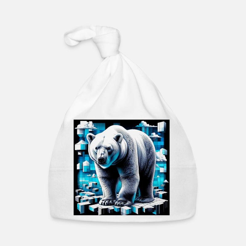 Eisbär Baby Bio-Mütze