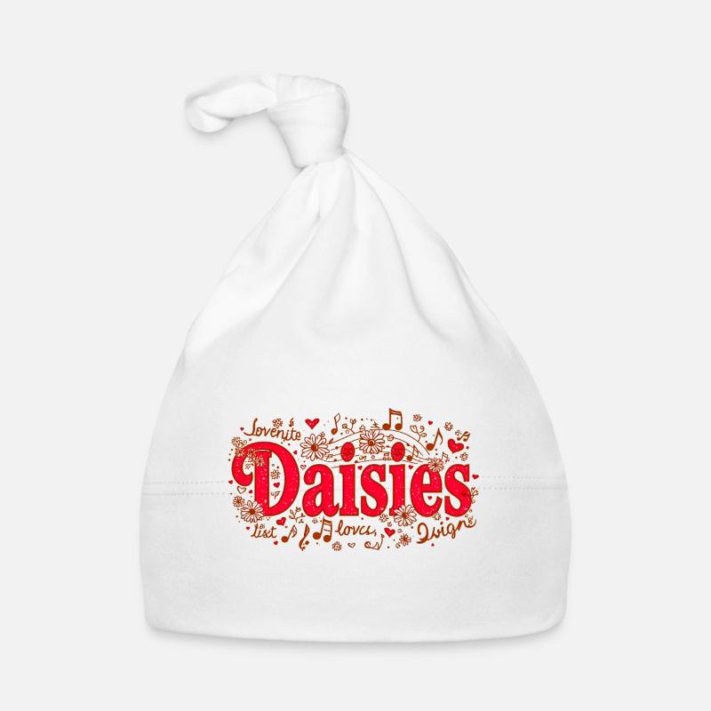 Fröhliches Damenlieder-Design Baby Bio-Mütze