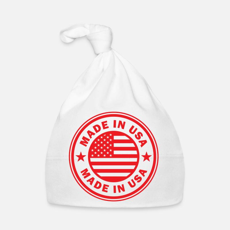 Conception de tampon Made in USA Bonnet bio Bébé