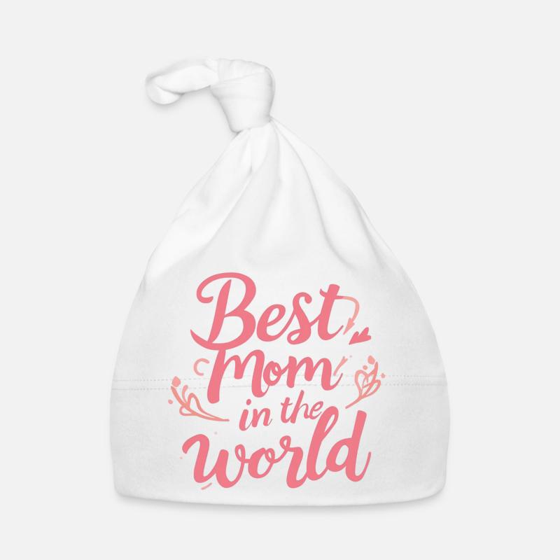 Herzige Muttertagsbotschaft Baby Bio-Mütze