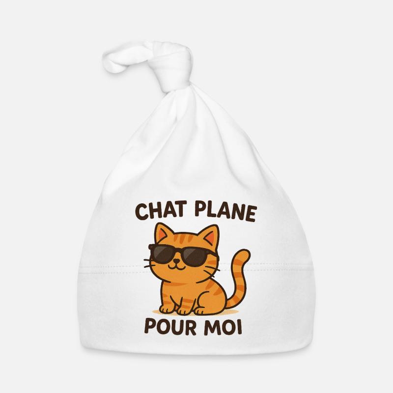 Chat Soleil Style Bonnet bio Bébé