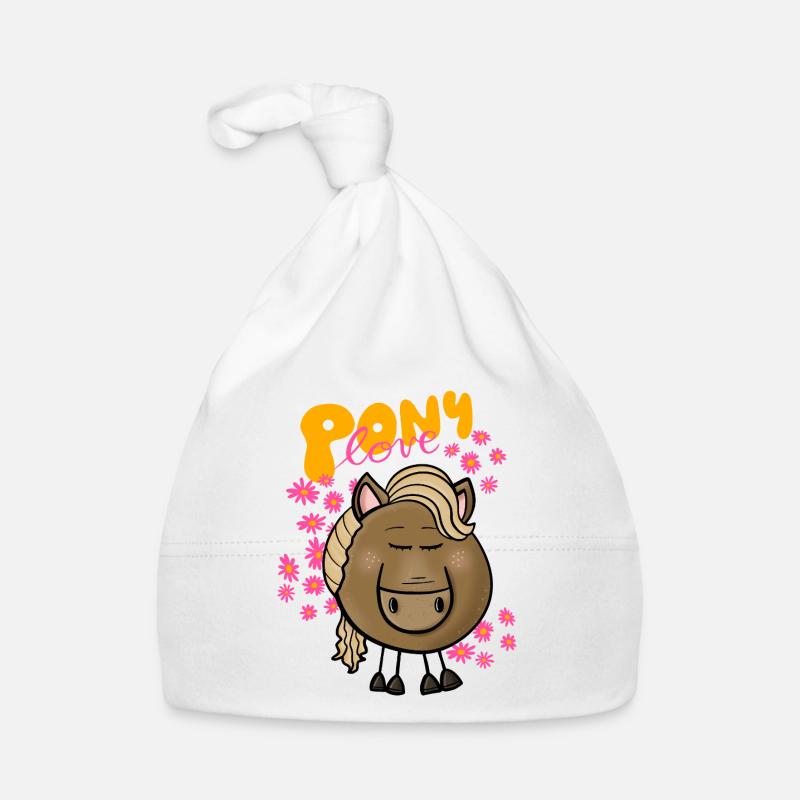 Pony Liebe Baby Bio-Mütze