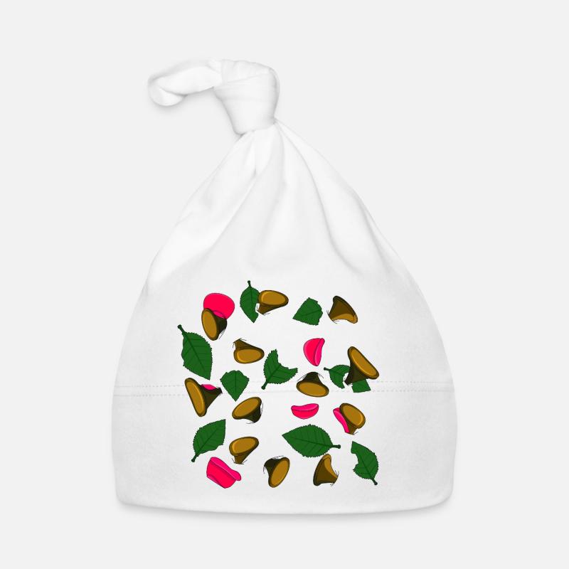 PATH - Organic Baby Cap - white
