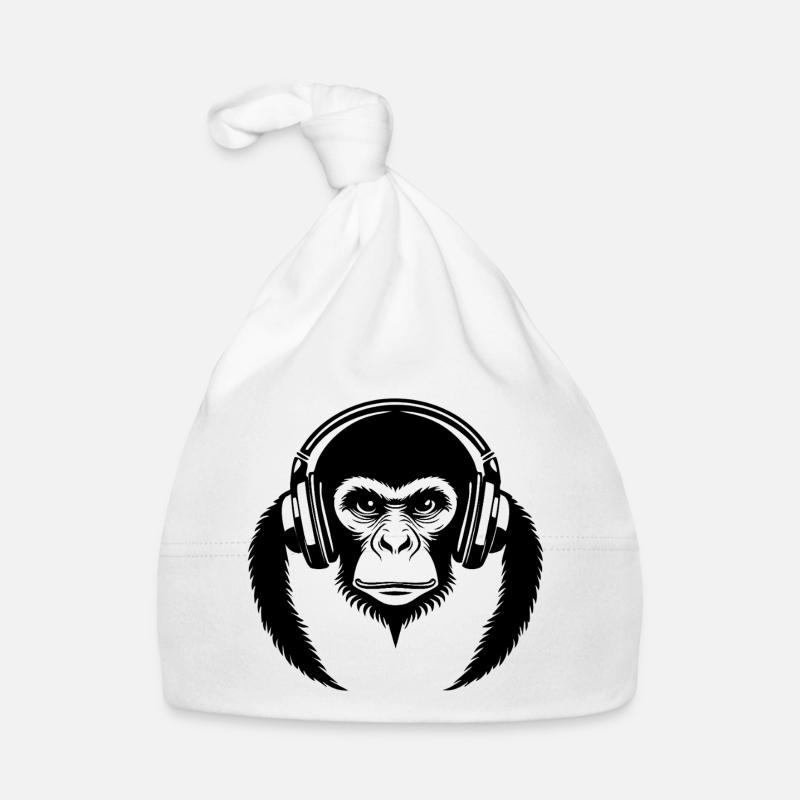 Motion Monkey Head Dynamic Line Edition Chemise Bonnet bio Bébé