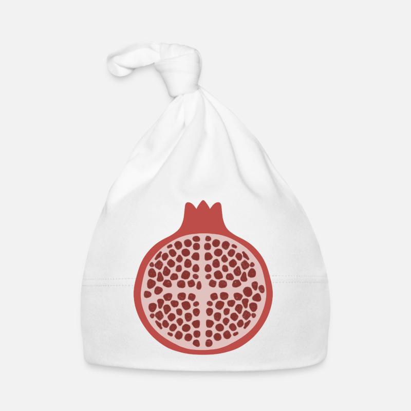 Granatapfel-Hälfte Baby Bio-Mütze