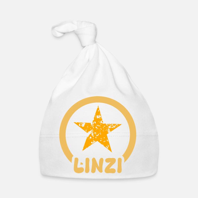 First name Linzi Organic Baby Cap