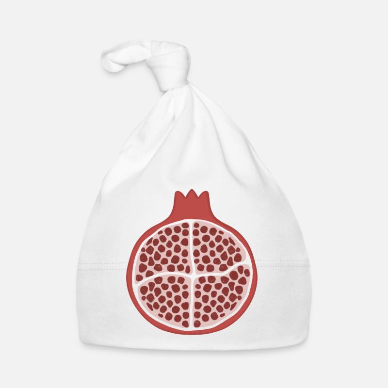 Granatapfel-Scheibe Baby Bio-Mütze