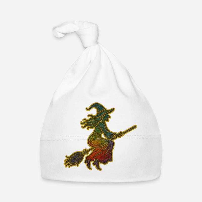 Regenbogen Hexenflug Baby Bio-Mütze