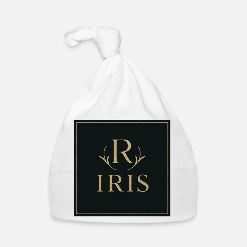 Iris Monogram Or Bonnet bio Bébé