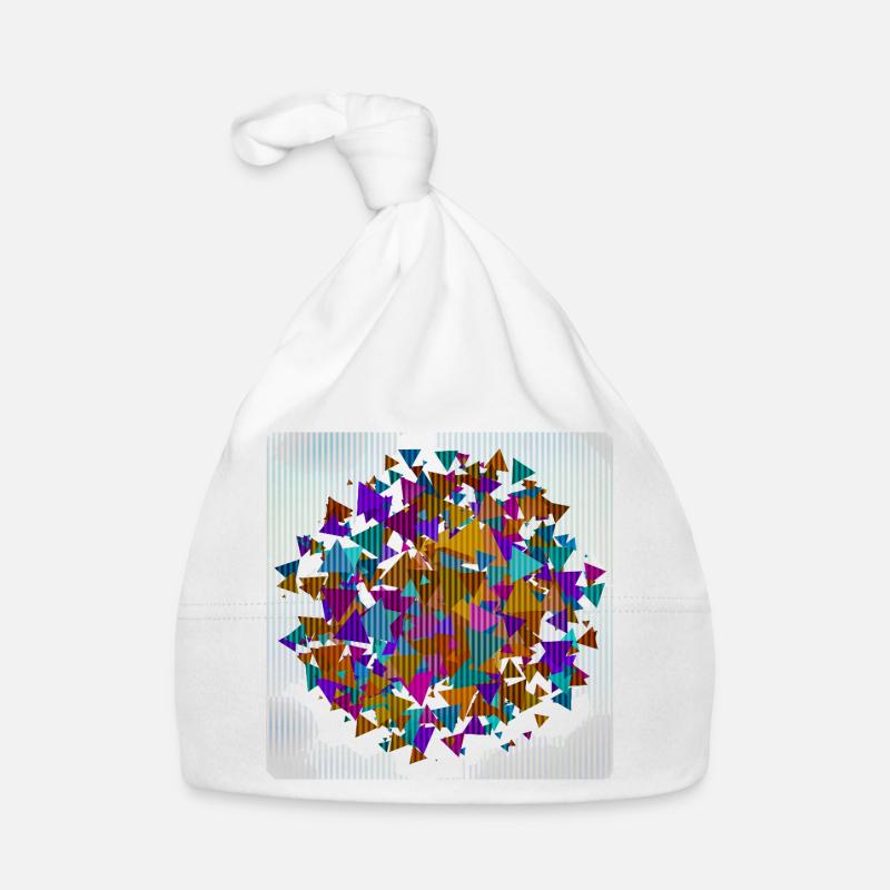 Triangle géométrique Cercle Bonnet bio Bébé