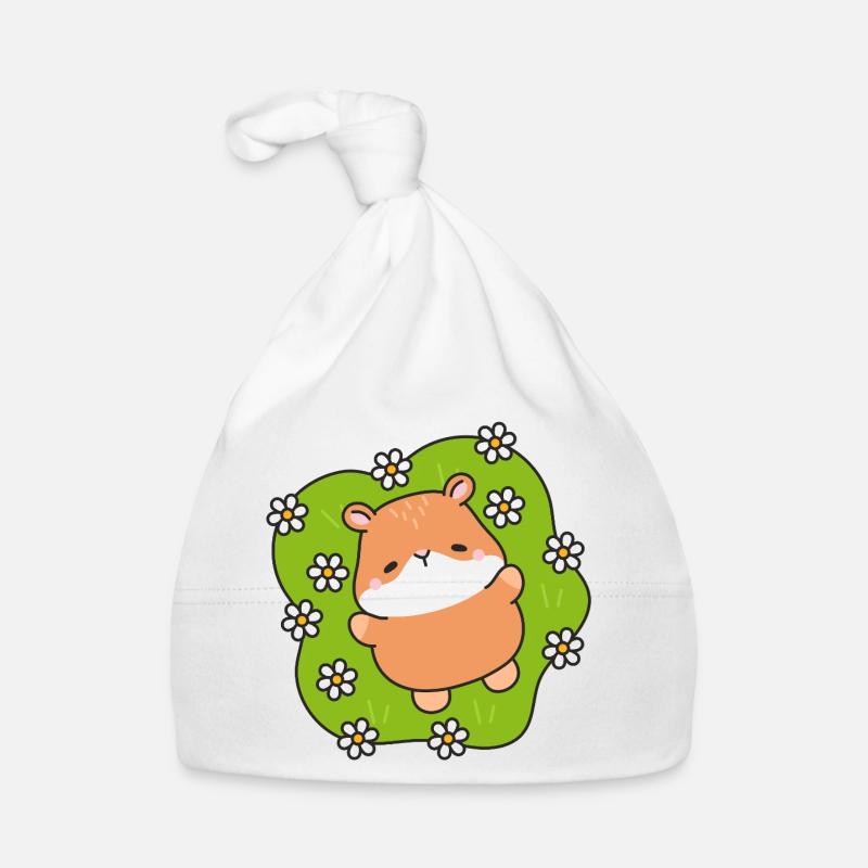 Gänseblümchen-Feldhamster Baby Bio-Mütze