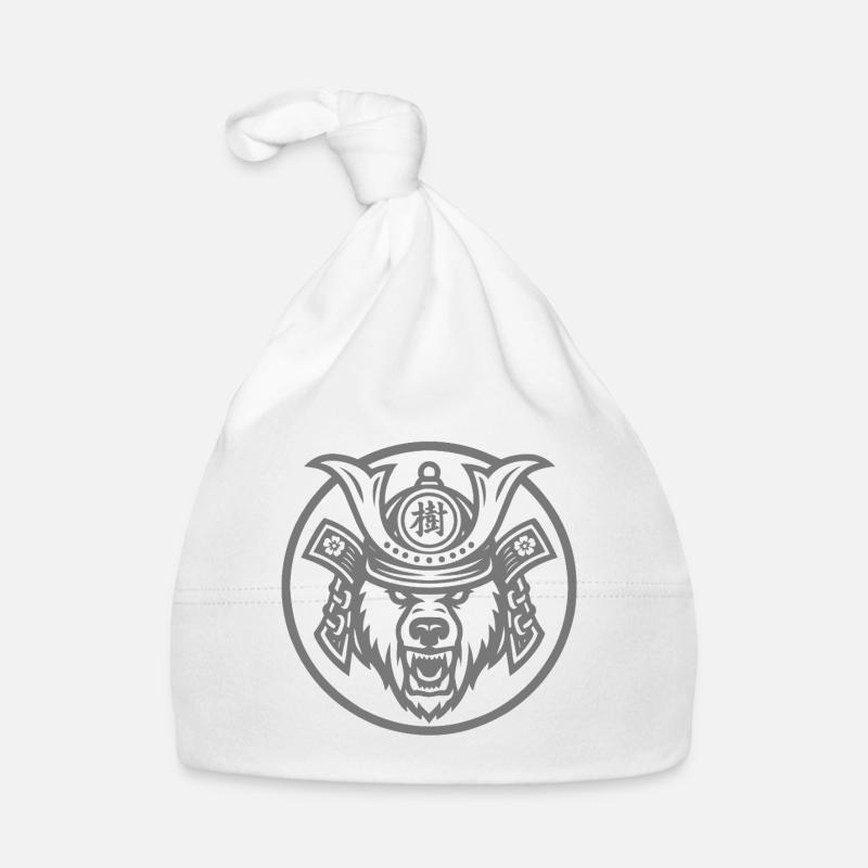 Our grey samurai Organic Baby Cap